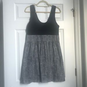 Black two toned dress